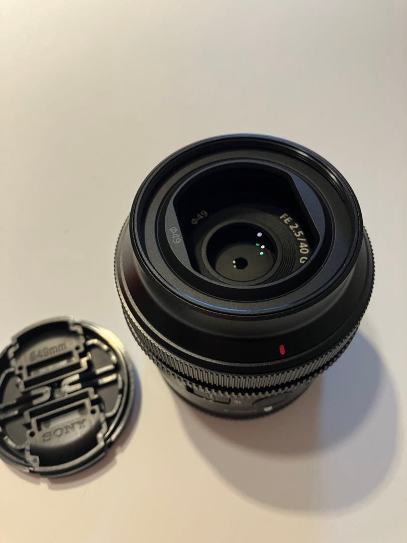 美品　SONY FE 40mm F2.5 G レンズ　保証期間内
