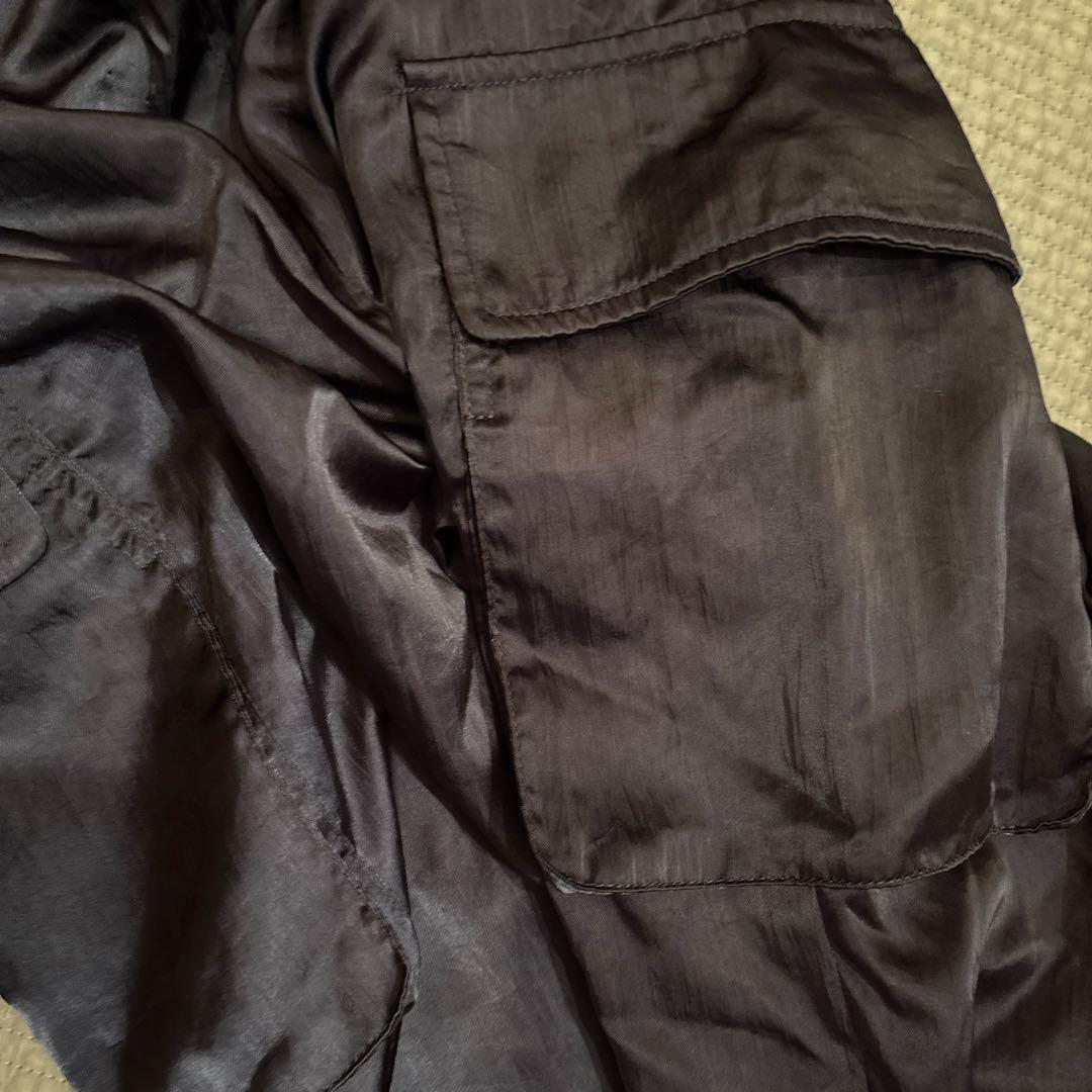 Tibi ネイビーサテンカーゴパンツ 34 Deuxieme Classe