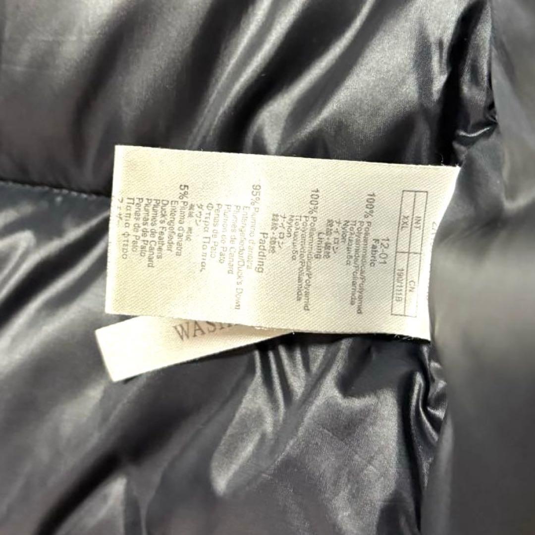 エンポリオ アルマーニ EA7 ダウンベスト メンズ 黒白 Mサイズ