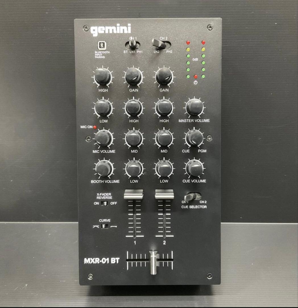 gemini MXR-01 BT DJミキサー Bluetooth機能搭載 新品