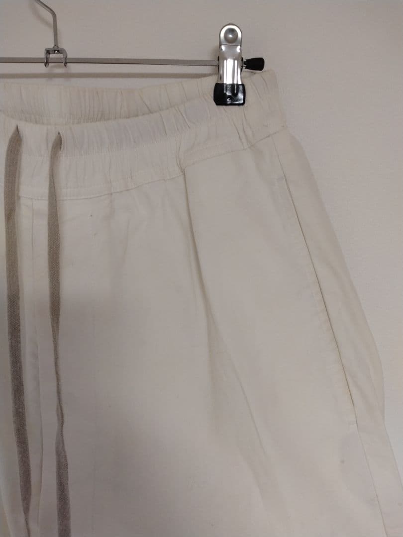 【中古】Rick Owens サルエルパンツ 白
