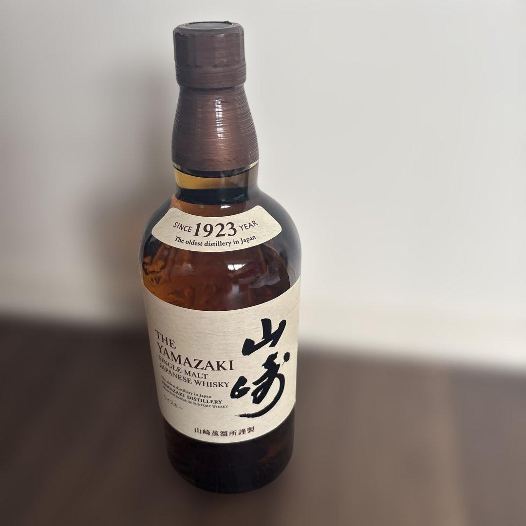 山崎シングルモルトウイスキー 700ml 43% 箱なし