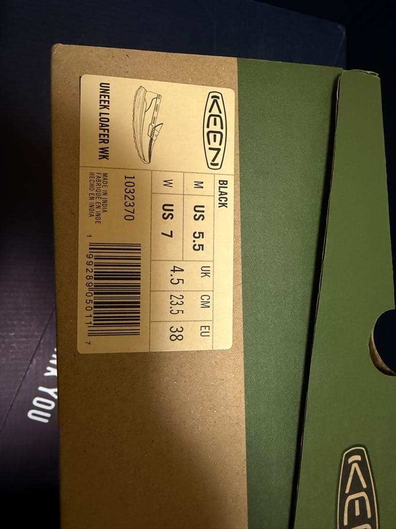 l*a様 23.5cm KEEN Uneek Loafer WK \"Black\"