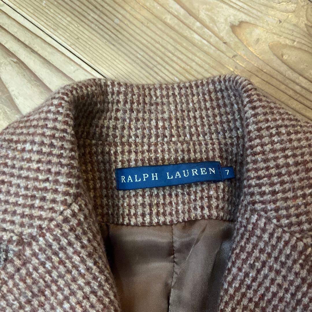 ラルフローレン　テーラードジャケット ブレザー ウール　イタリア製　金刺繍