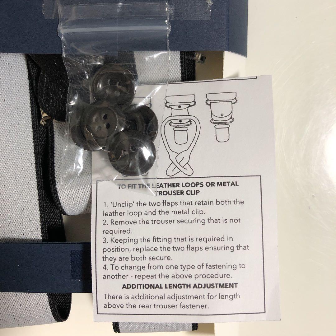 アルバートサーストン サスペンダー（ブラック無地）