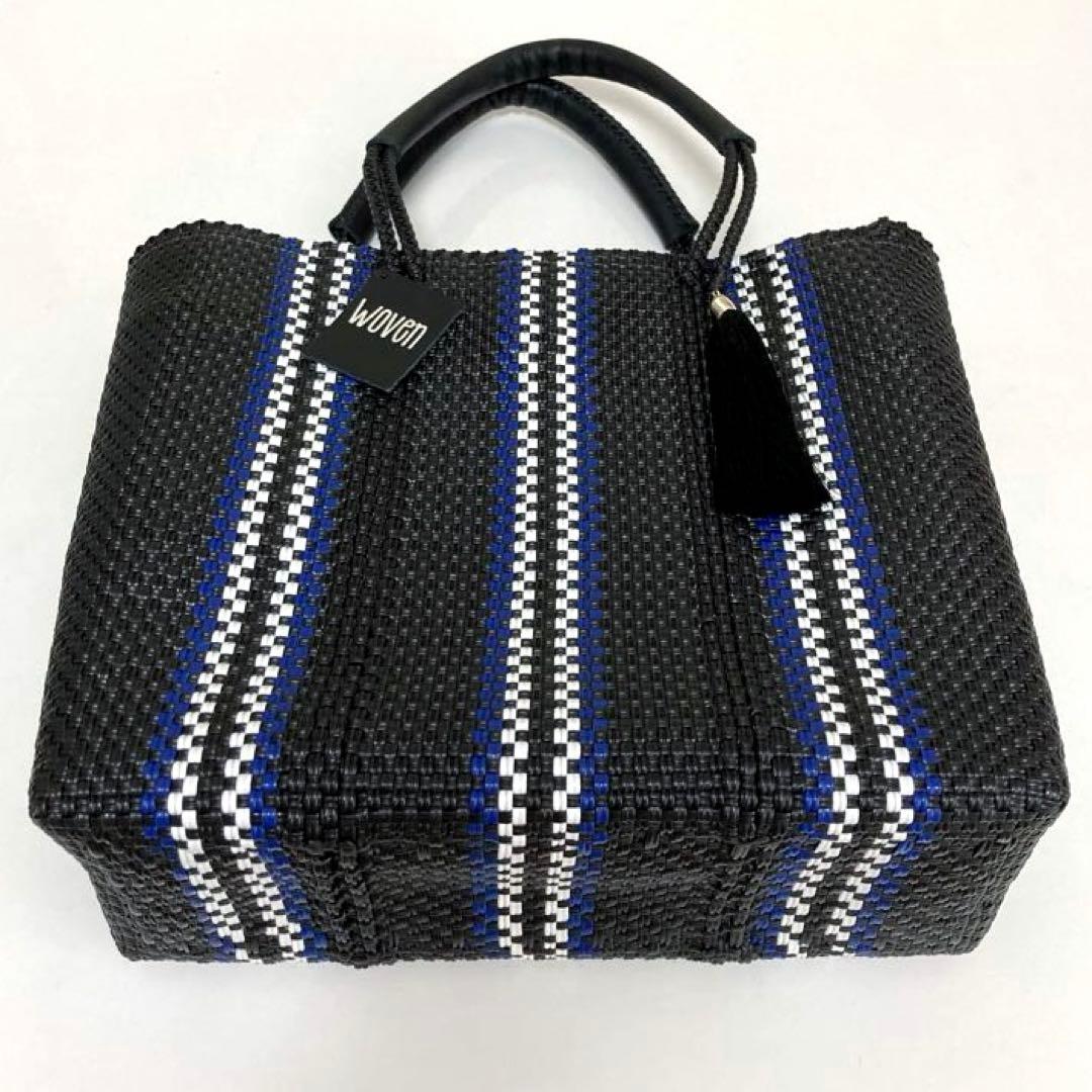 Sora★WOVEN ウーブン メキシコ製 かごバッグ タッセルチャーム付