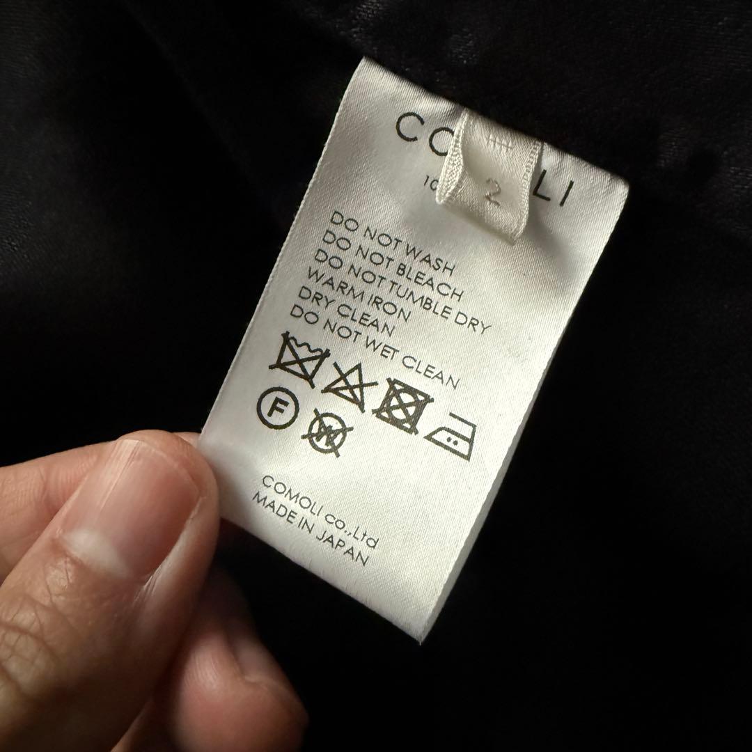 COMOLI リネン起毛ジャケット