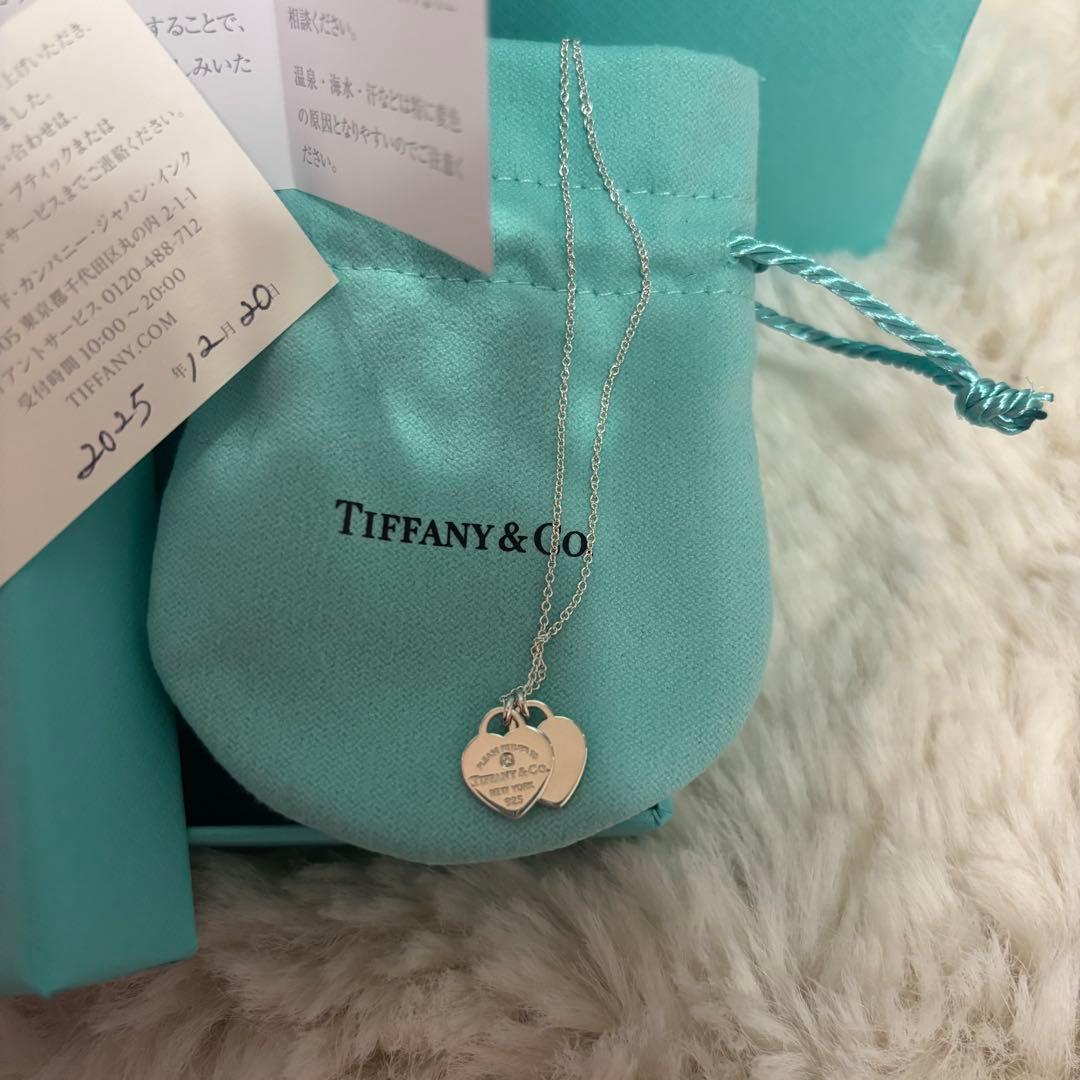 【新品未使用】リターントゥ　ティファニー　ハート　ネックレス　シルバー