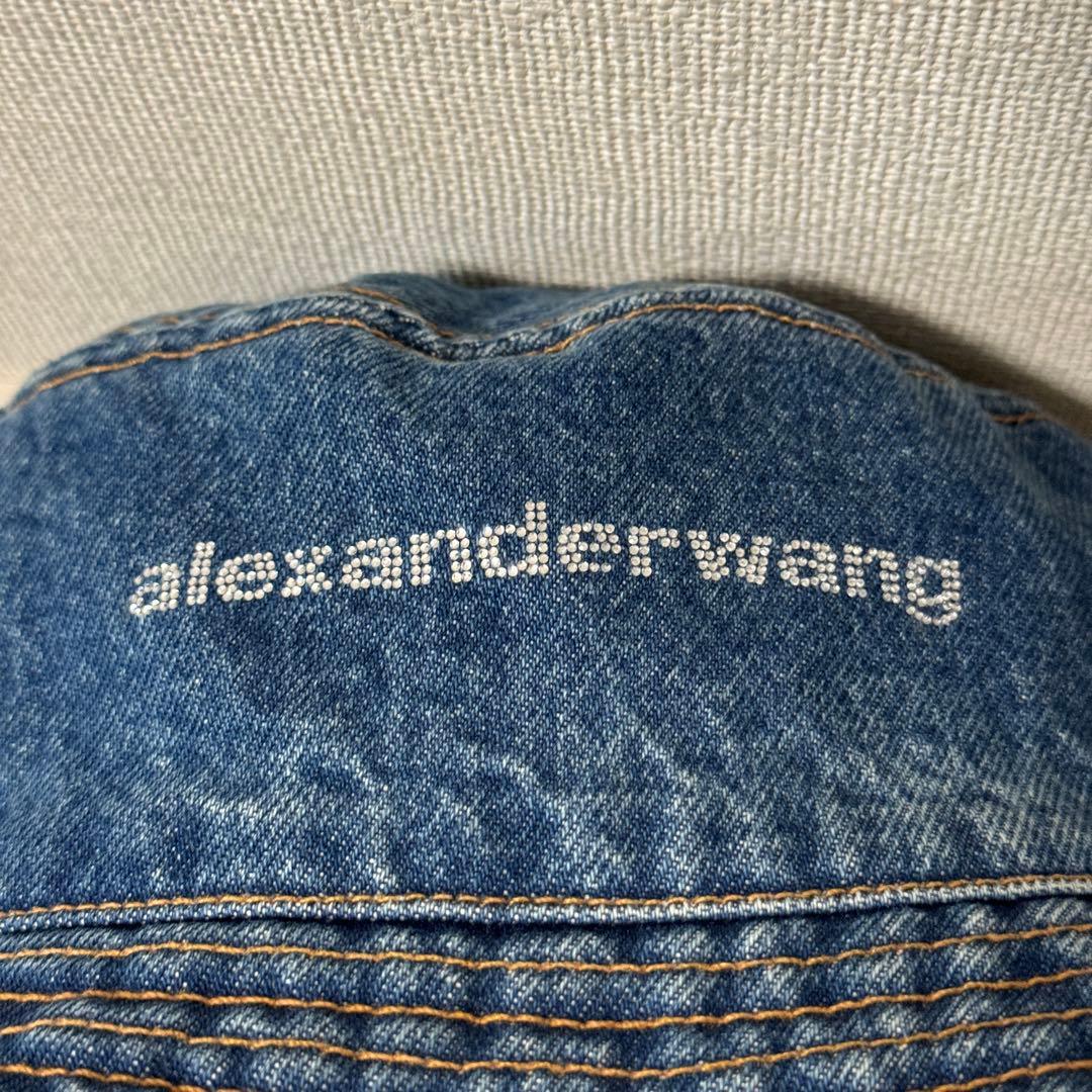 alexander wang デニム バケットハット　ワンサイズ　ユニセックス