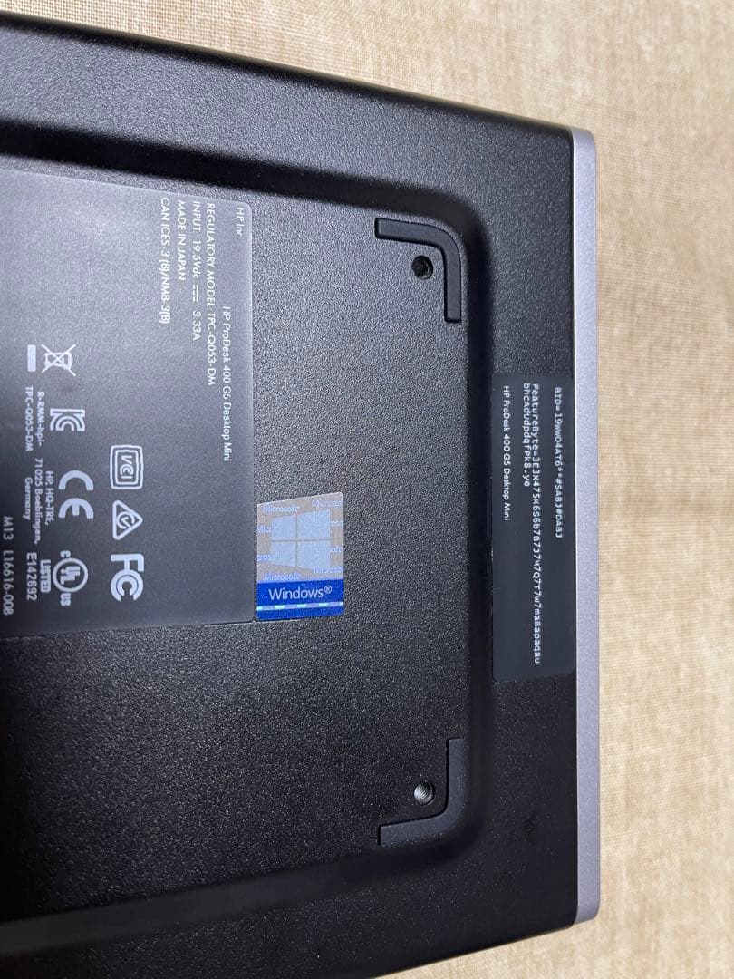 HP ProDesk 400 G5 DM 9世代 Intel Core i5
