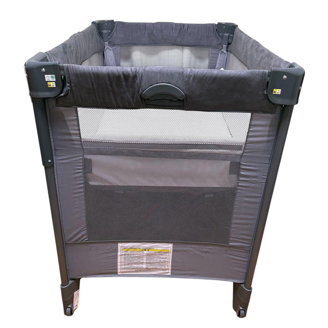 Aprica アップリカ ベビーベッド ココネルエアープラス AB グレー