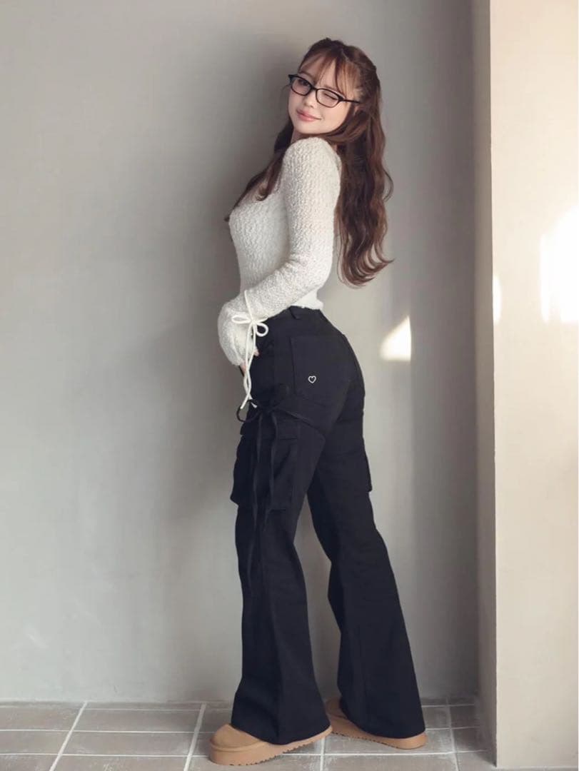 パンツ andmary Heart point cargo pants