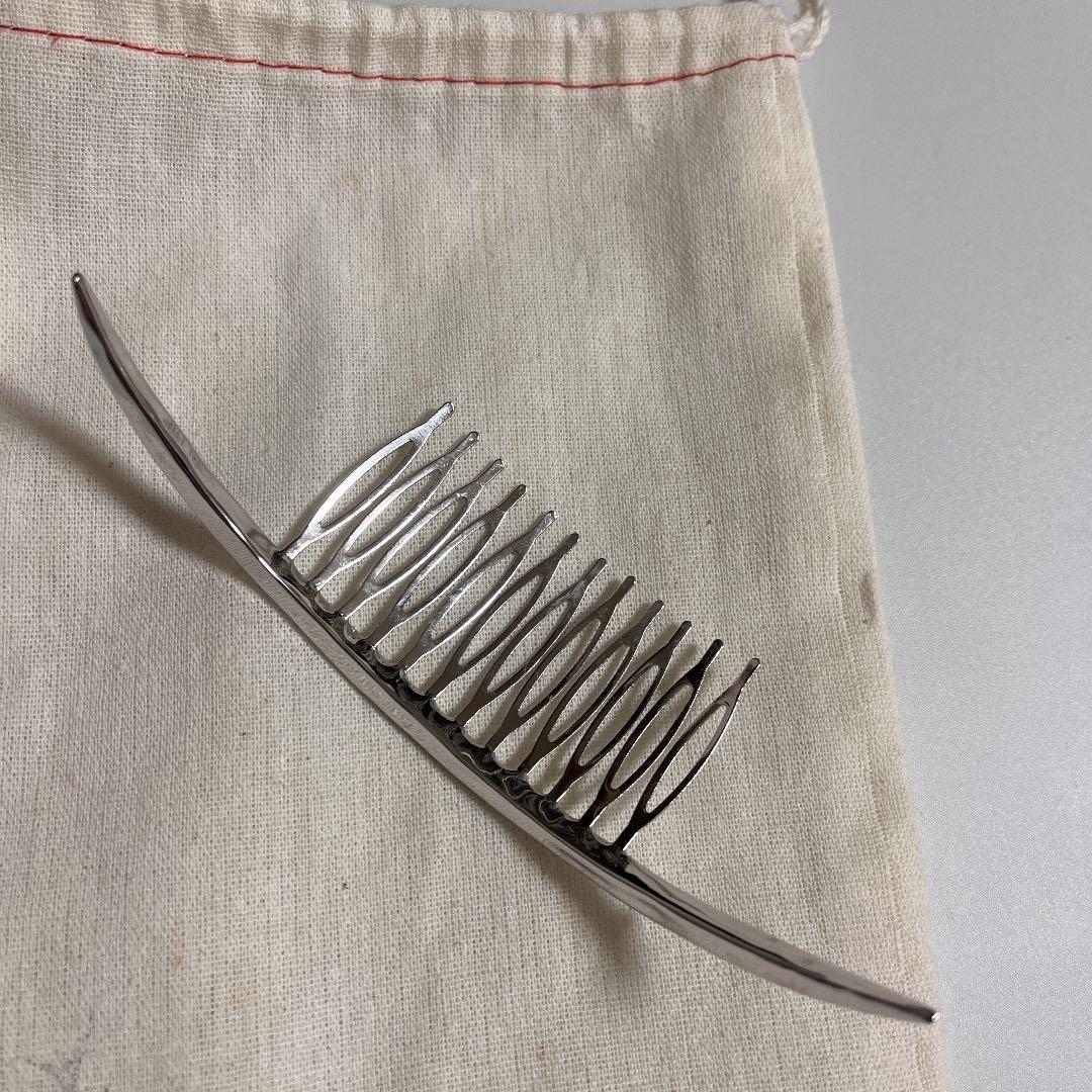 シルバー　パール付き　完売品　プリュイ　pluie