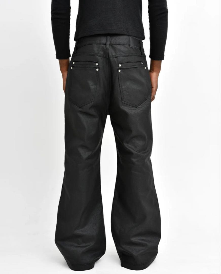 パンツ Asapmode Stacked Oil Coating Pants M