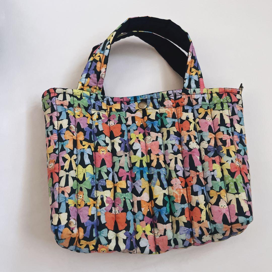 うさこ様オーダー　フリルキルトバッグ