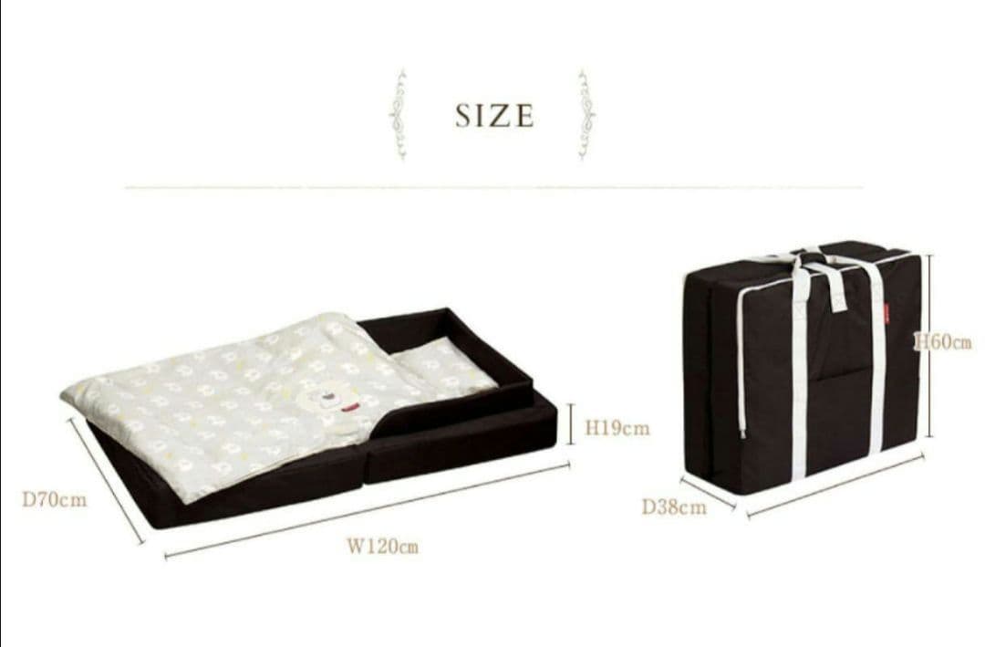 ラージ ベージュ ファルスカ コンパクトベッドフィットL 新品 9点セット