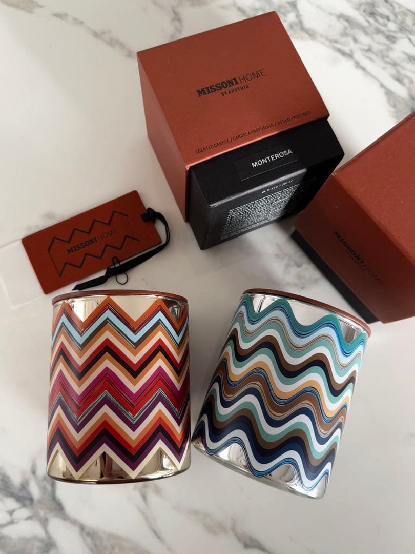 MISSONI  ミッソーニホーム キャンドル 2個セット