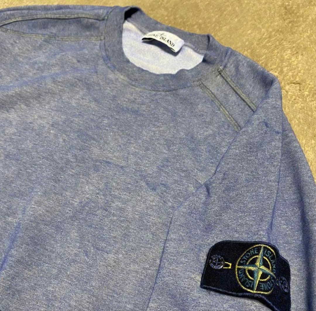 STONE  ダストスウェット 青