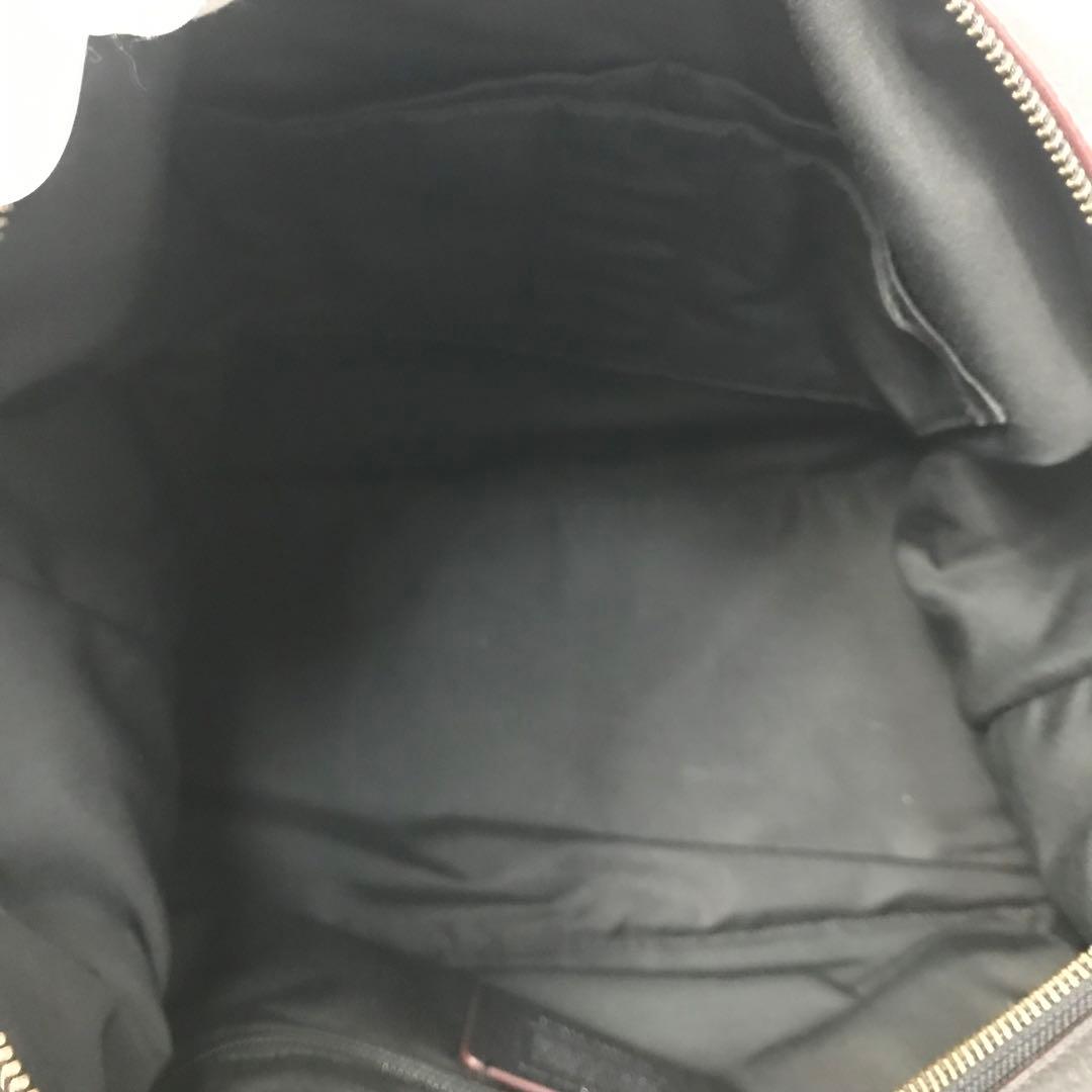 コーチ COACH ボストンバッグ ブラック レザー 大容量 旅行 75715