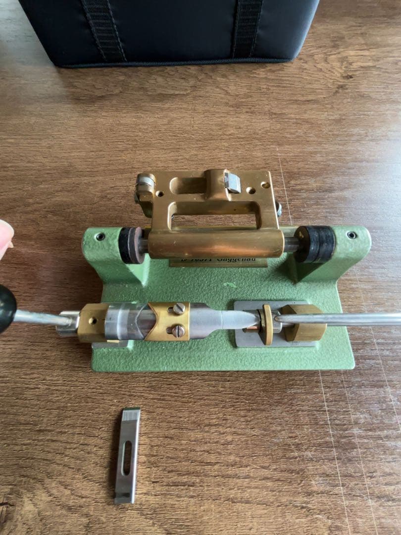 リーガー　リードメーキングマシン　替刃・各種スクレープ調整板付