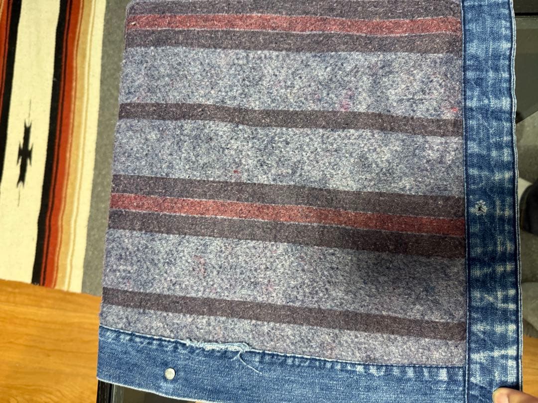 シアーズ　ビンテージ　70's デニムカバーオール XLコーデュロイ襟