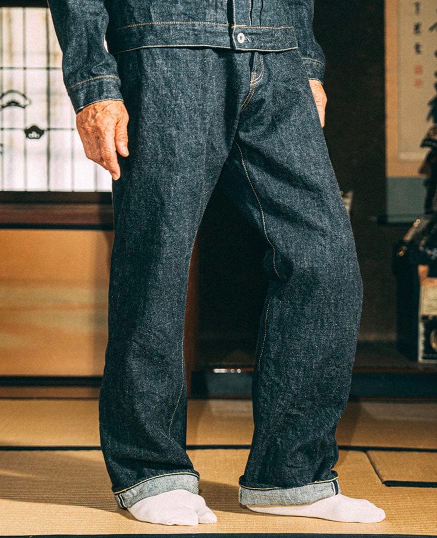 schott デニムパンツ　デニム　復刻　対戦モデル　ボタンフライ　ショット