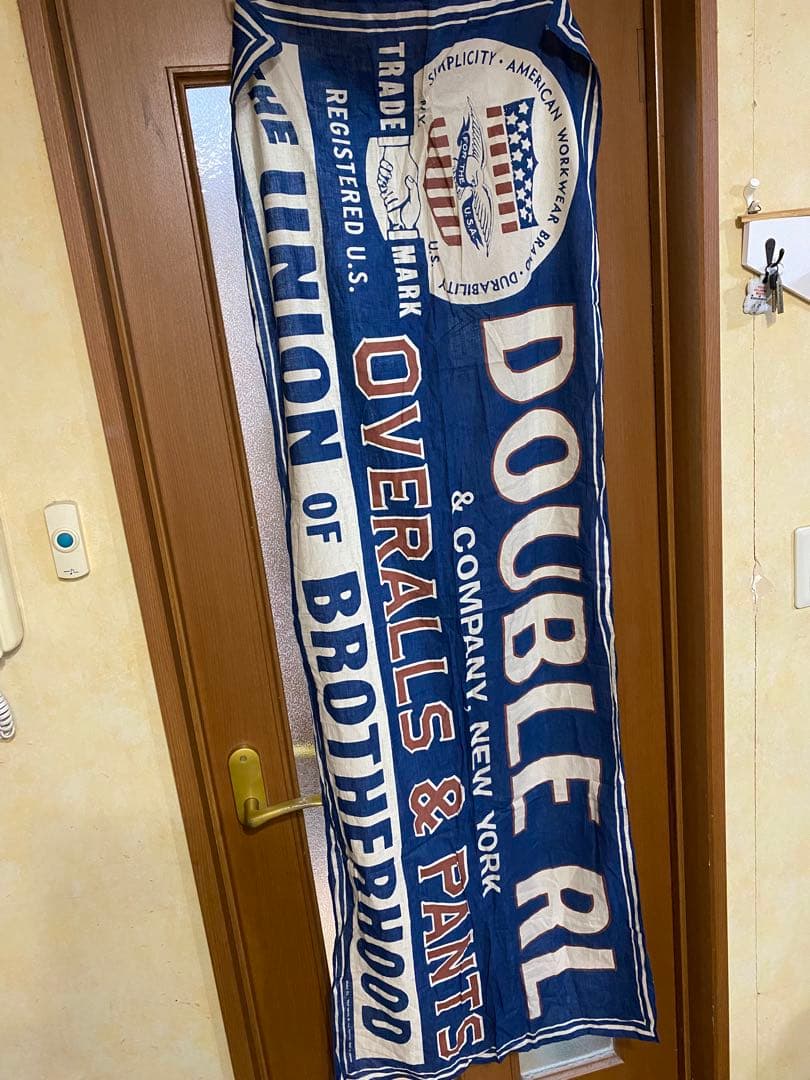 DOUBLE RL ヴィンテージ ストール ネイビー