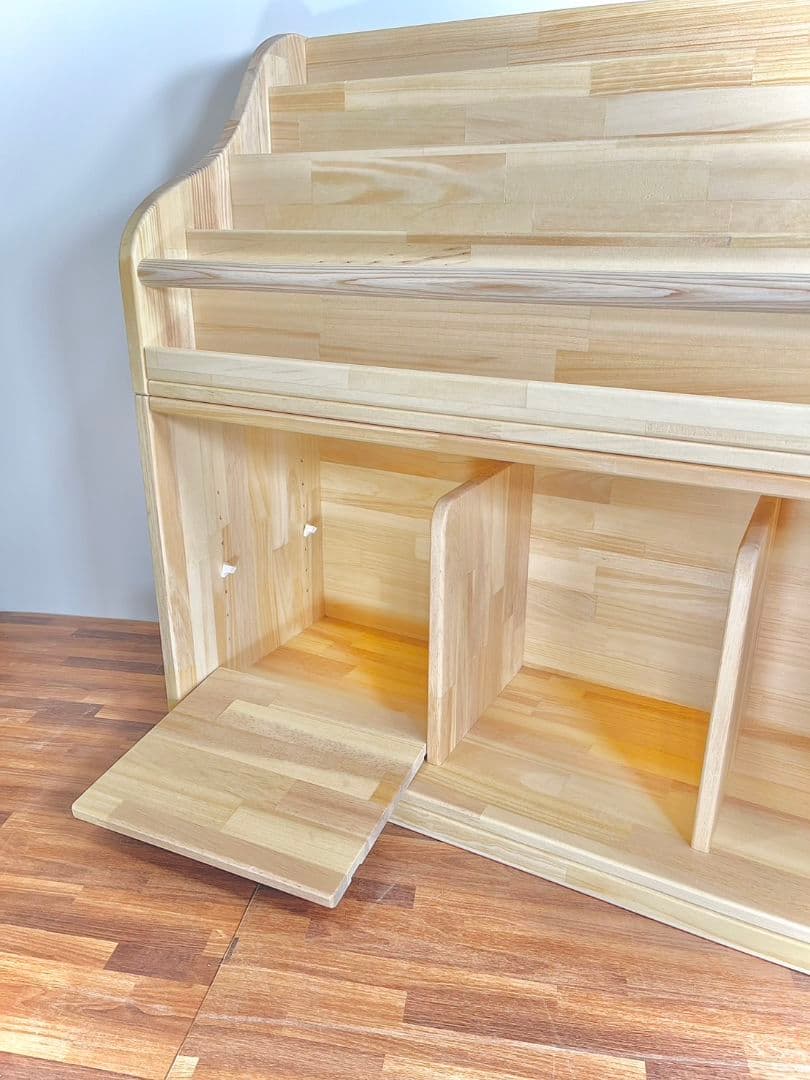 ニコニコ様　絵本棚　上下取り外しタイプ