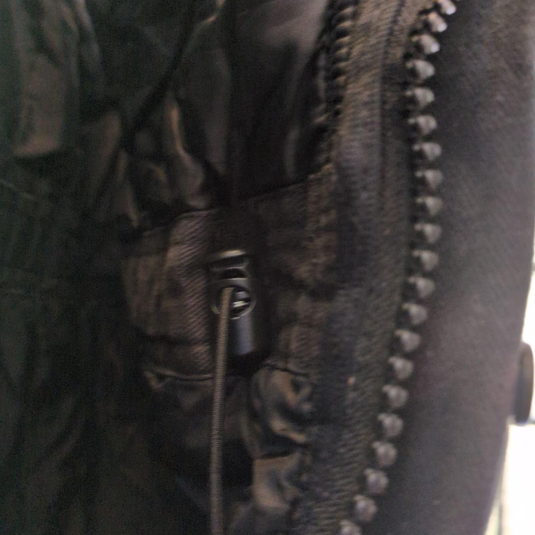 極寒対策に【RefrigiWear】中綿入り デニム オーバーオール 黒L　稀