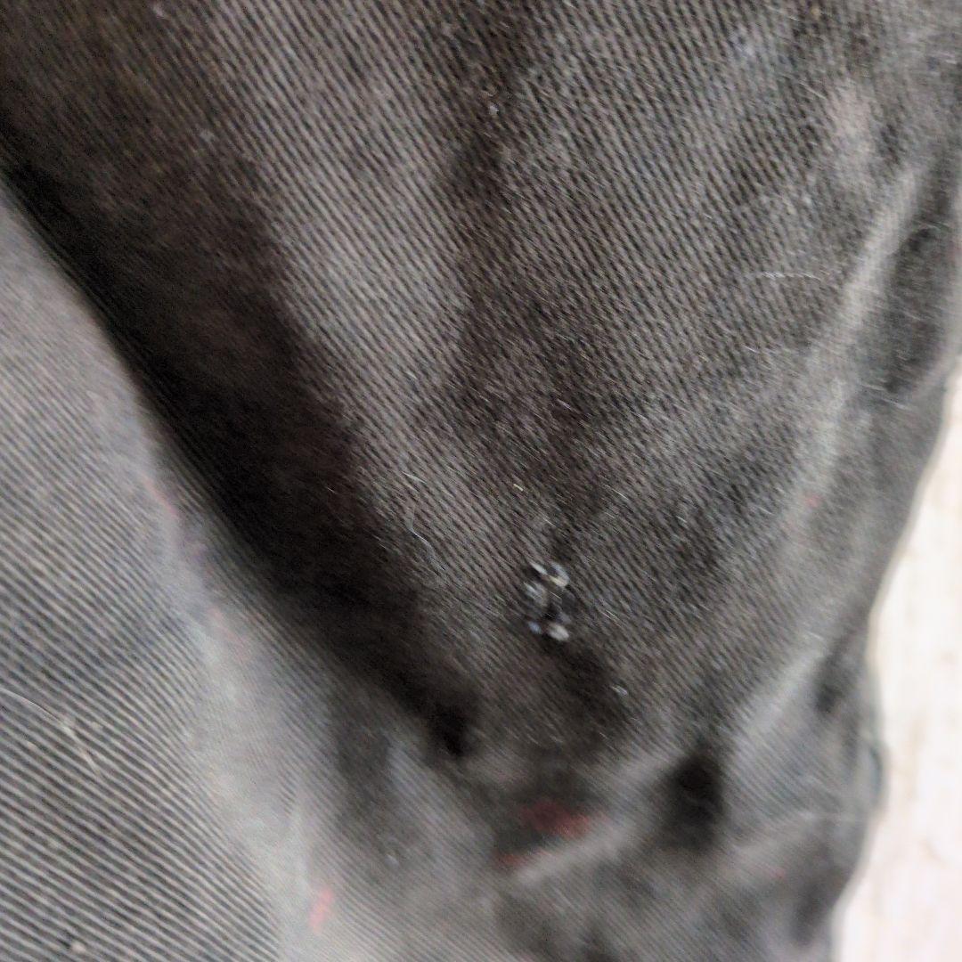 極寒対策に【RefrigiWear】中綿入り デニム オーバーオール 黒L　稀