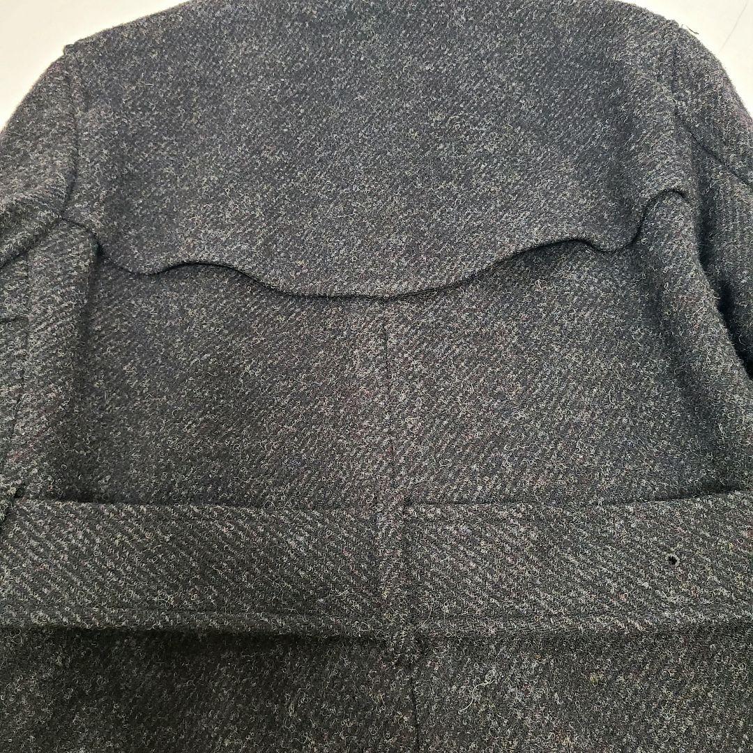 マーガレットハウエル ヘリンボーン ウールトレンチコート ミドル丈 ベルト付