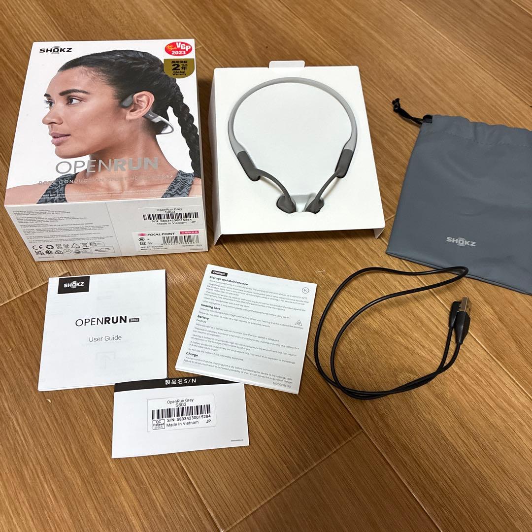 《送料込》SHOKZ OPENRUN Grey￼