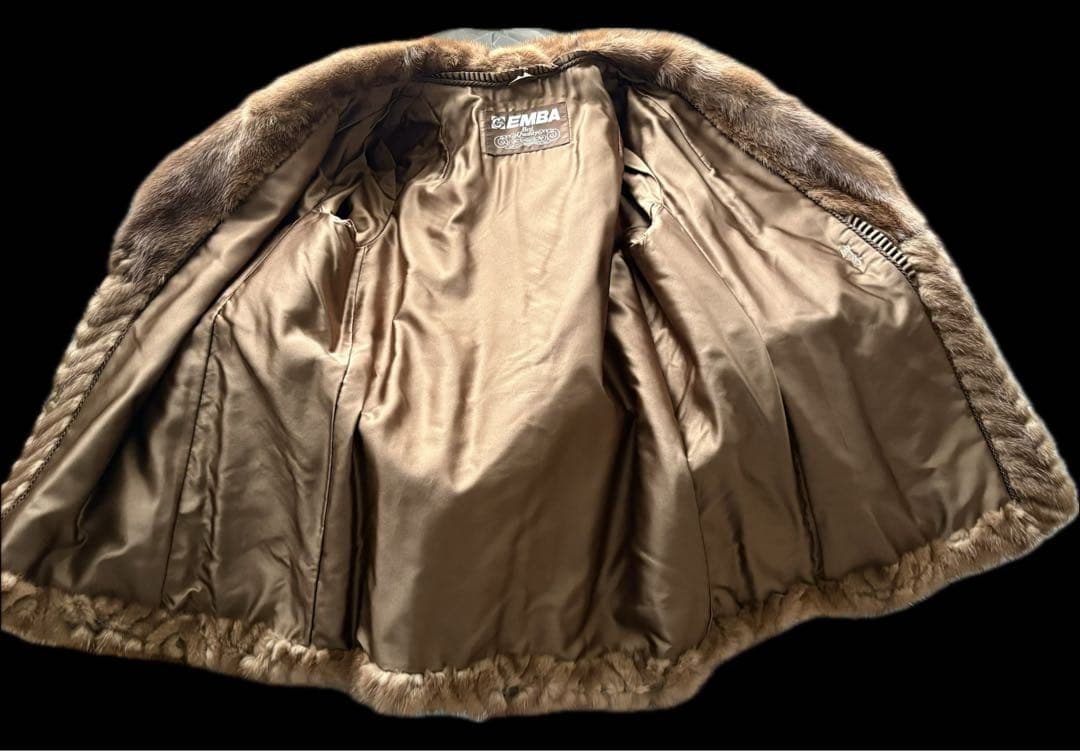 EMBA ミンク毛皮ショートコート