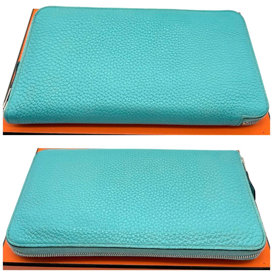 HERMES アザップロング ブルーアトール オールレザー　トリヨンクレマンス