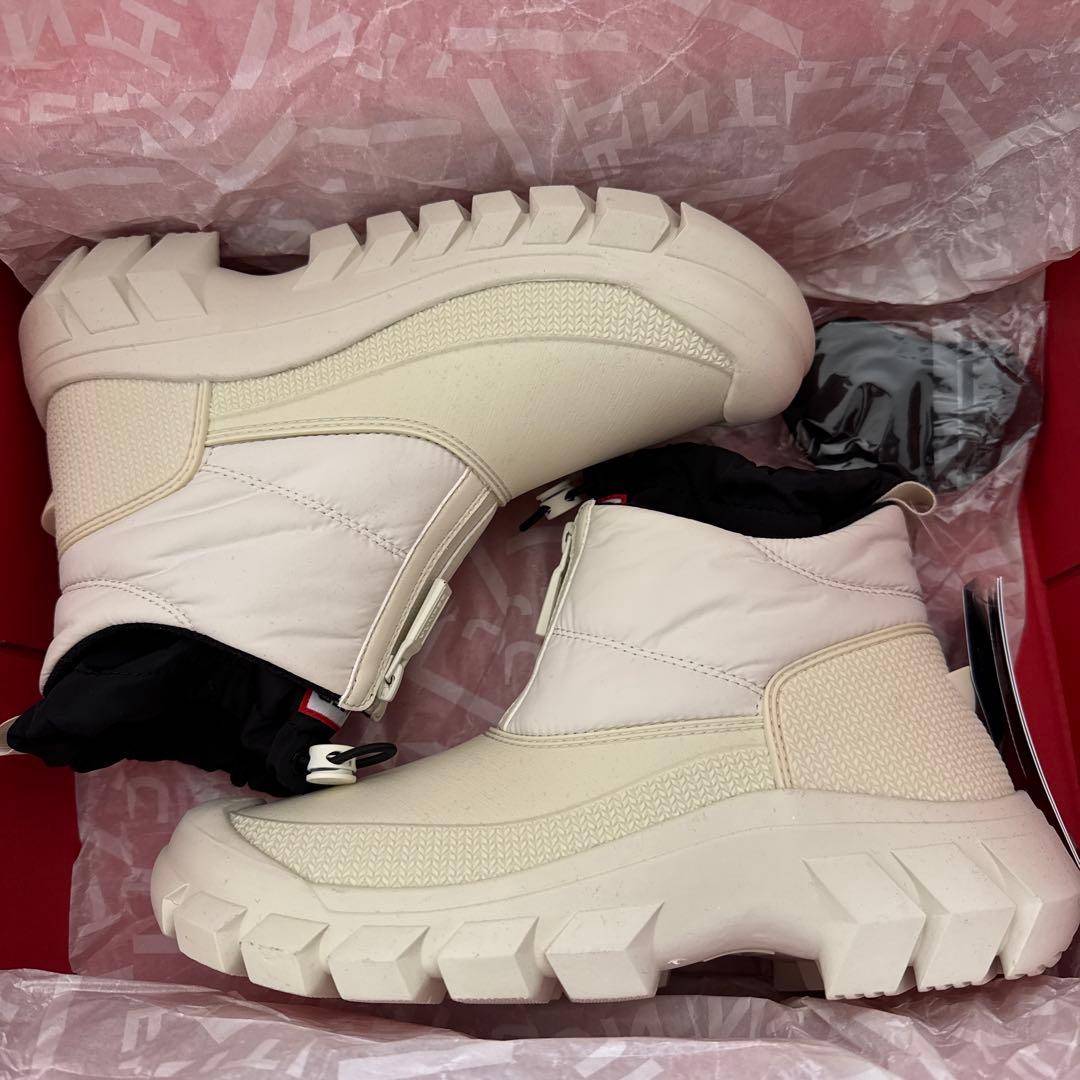 ハンター HUNTER イントレピッド ジップ アンクル スノーブーツ　39