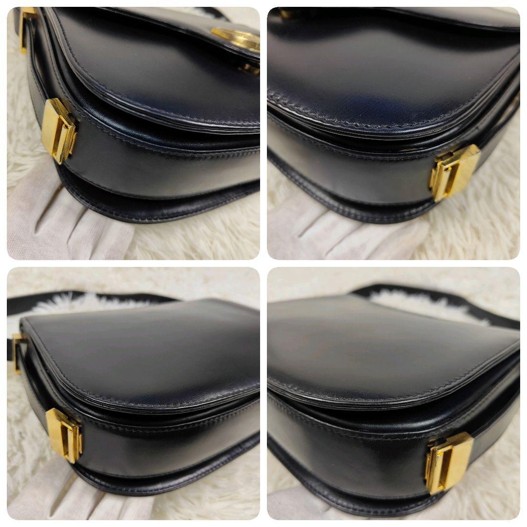 本日限定価格　グッチ　ハンドバッグ　ワンショルダー　肩掛け　ネイビー　GG金具