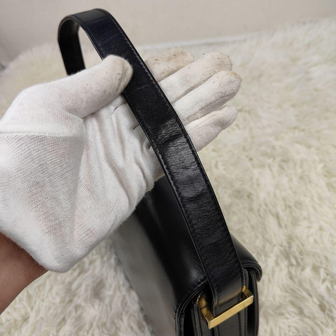 本日限定価格　グッチ　ハンドバッグ　ワンショルダー　肩掛け　ネイビー　GG金具