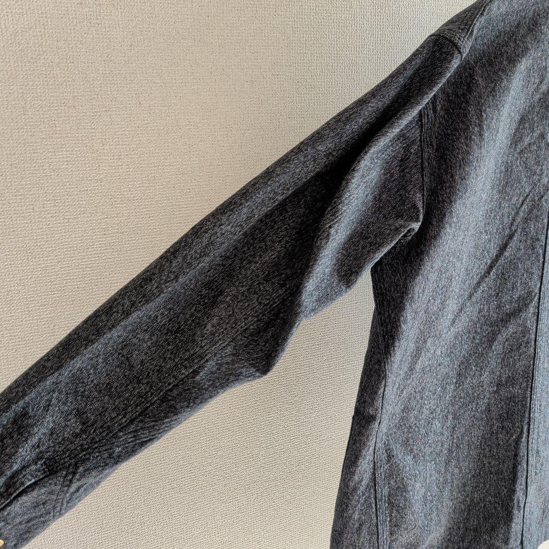 シュガーケーン 9oz. ブラックコバート ワークコート カバーオール M