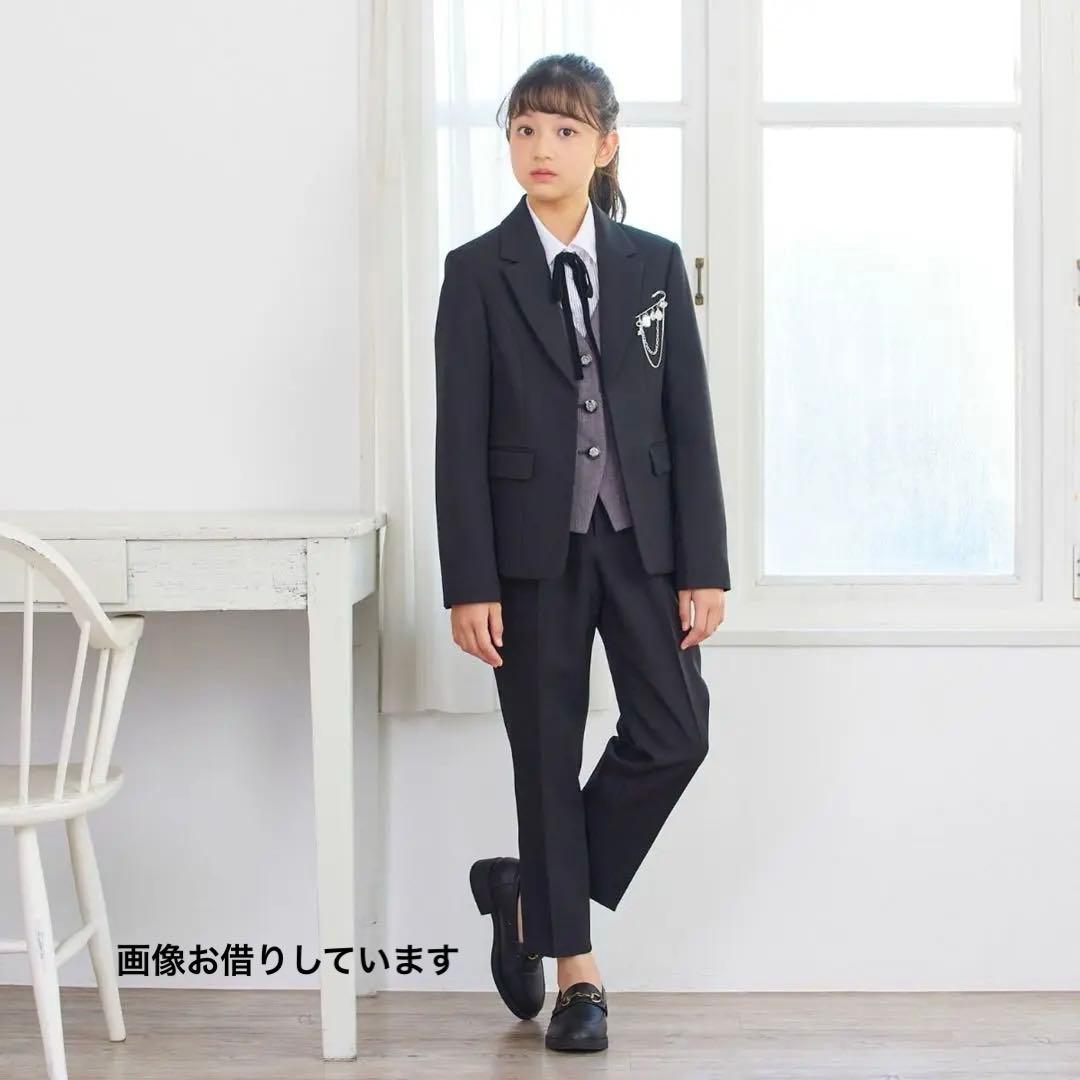 卒業式フォーマル　パンツスタイル160サイズ　【一度着用のみ】