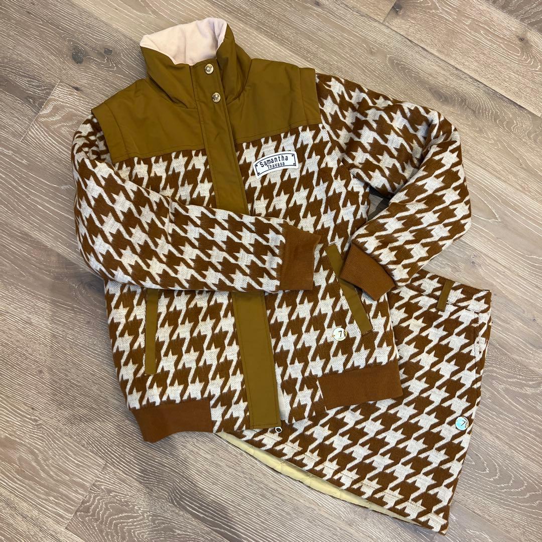 サマンサタバサ　冬用ゴルフウェアセットアップ　size36（S〜M）