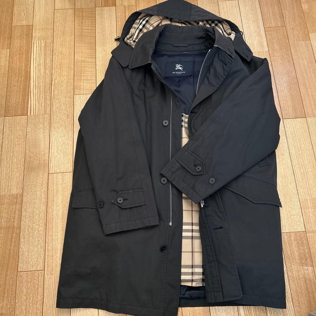 最終値引き　BURBERRY LONDON ネイビーコート　サイズＭ