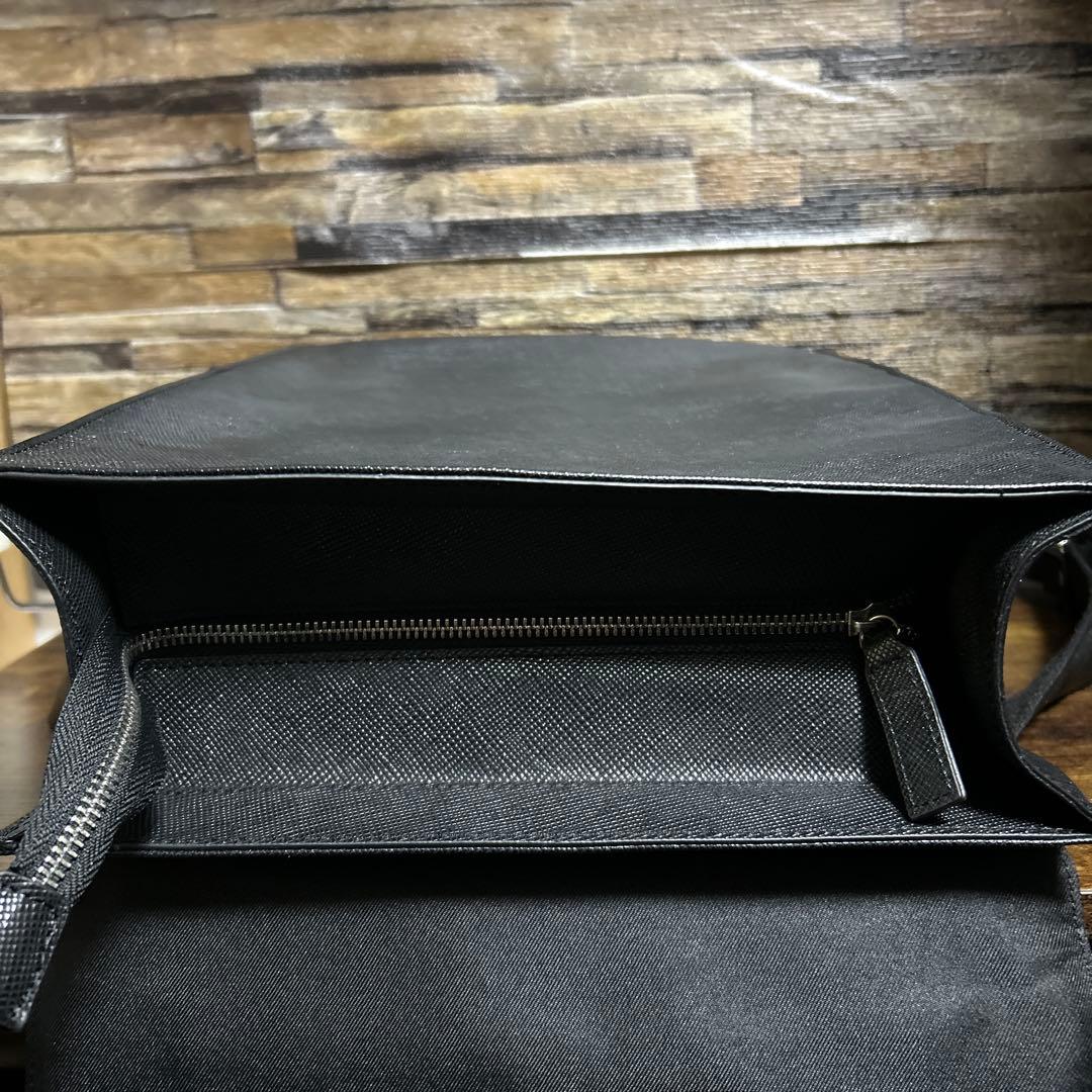 GOLDMEN 本革サフィアーノリュック TRANSIC ブラック　未使用