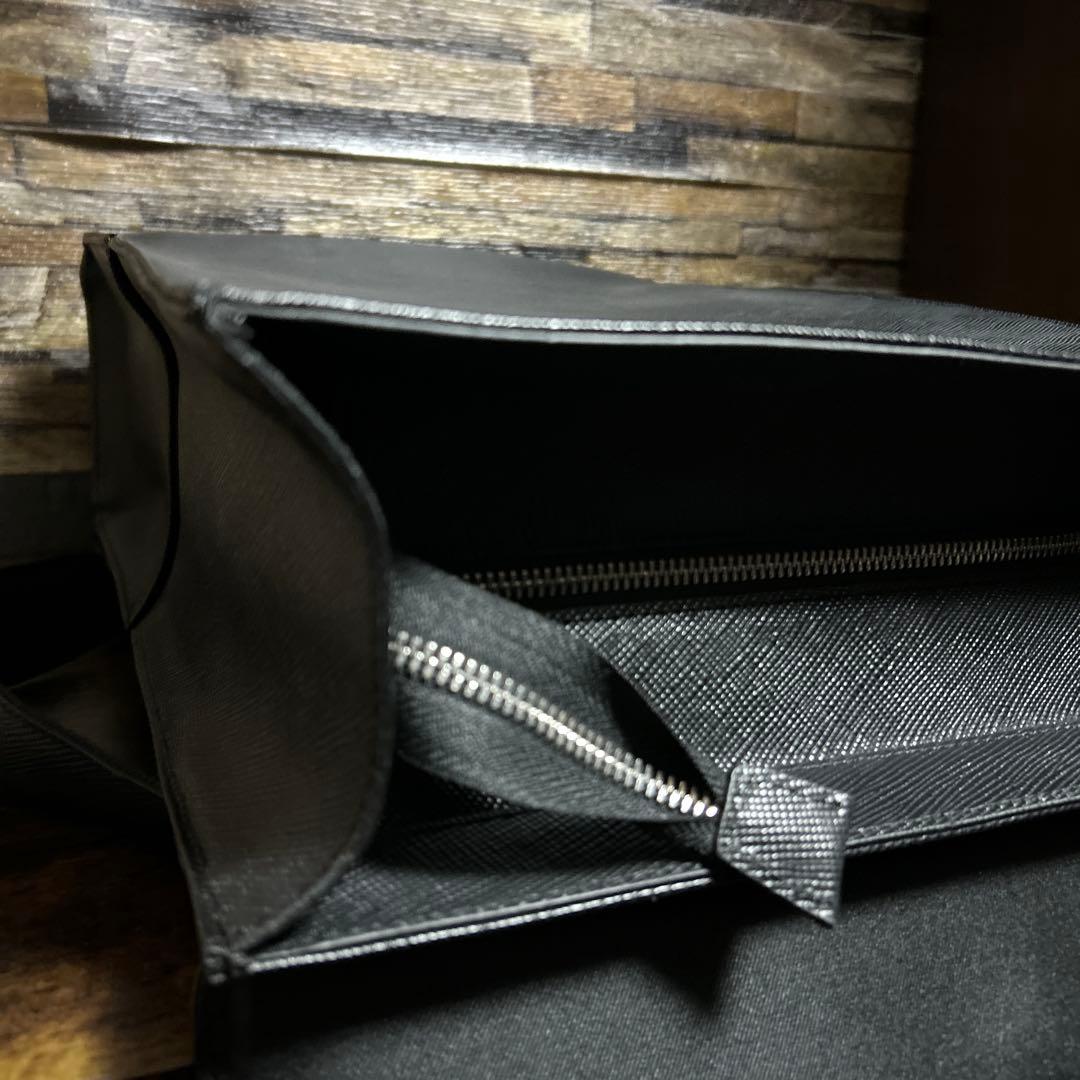 GOLDMEN 本革サフィアーノリュック TRANSIC ブラック　未使用