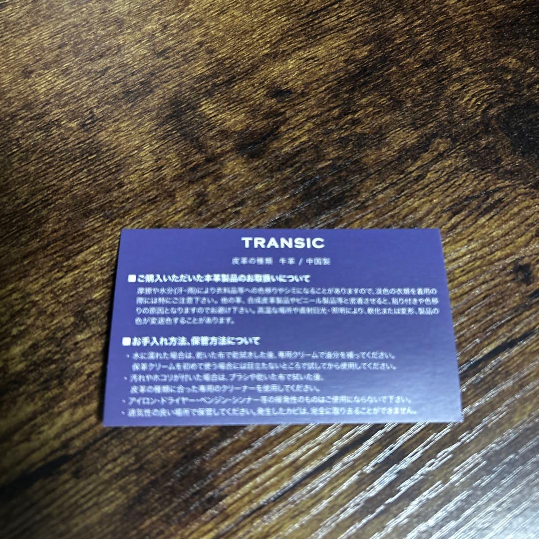 GOLDMEN 本革サフィアーノリュック TRANSIC ブラック　未使用