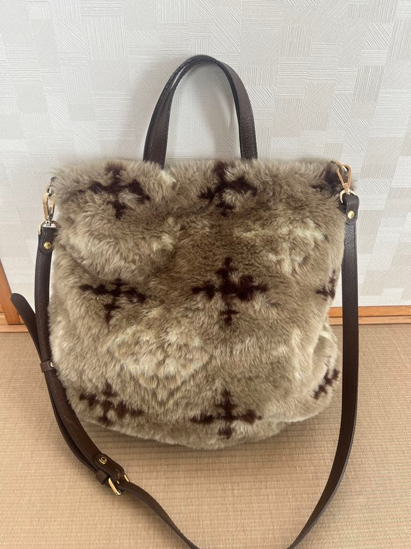 russet ラシット モノグラム　ファー　ショルダー　バッグ