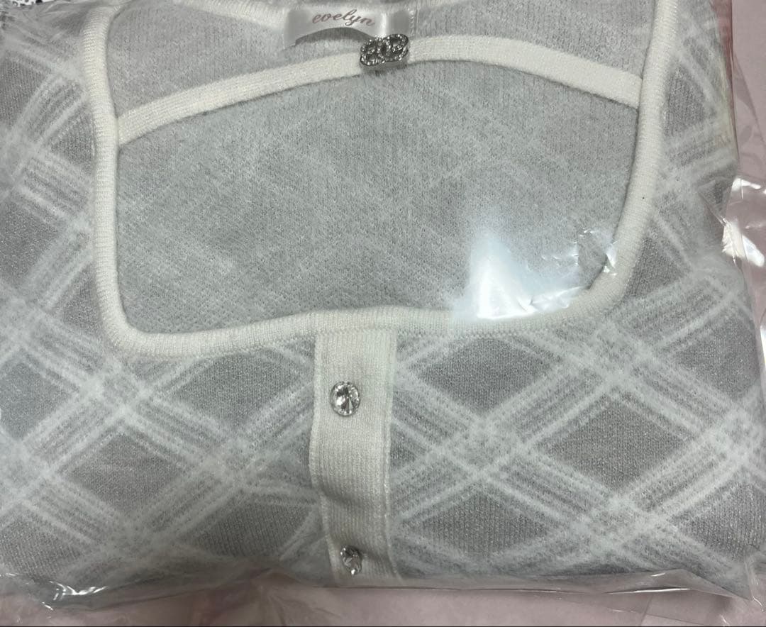 evelyn フレアニットワンピース セットアップ