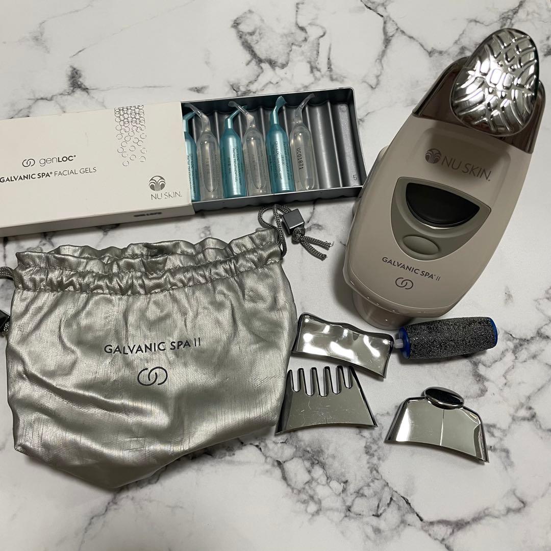 NU SKIN 美顔器 ガルバニック スパ システムII ジェル6本付