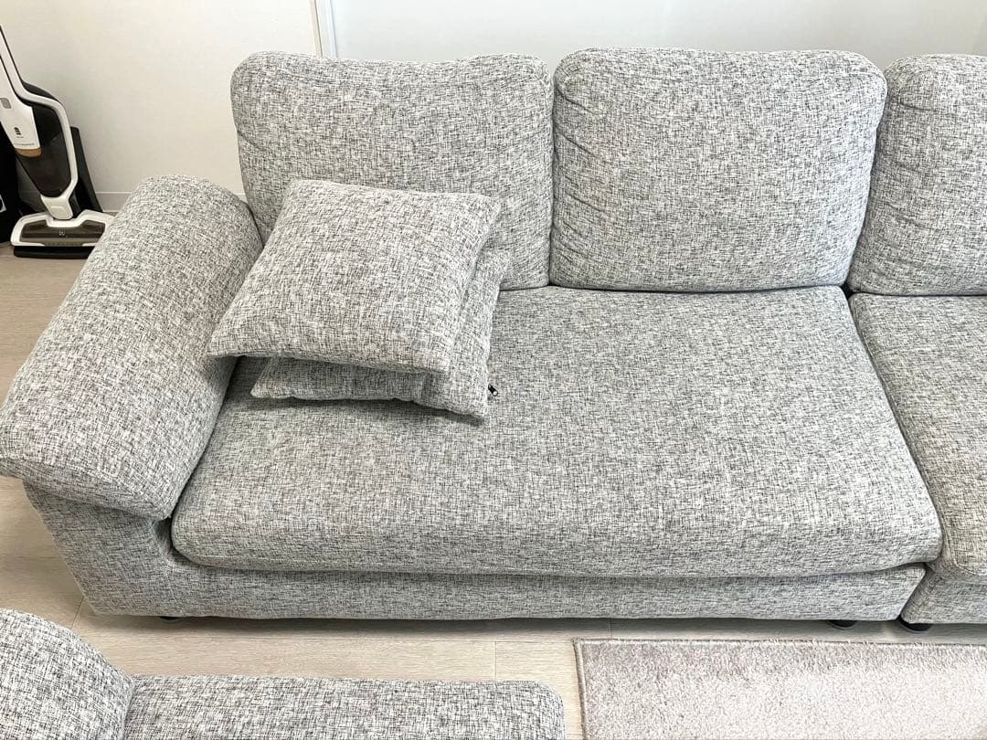 ①【送料込みセット売り】CARLO GRANDE カウチソファ