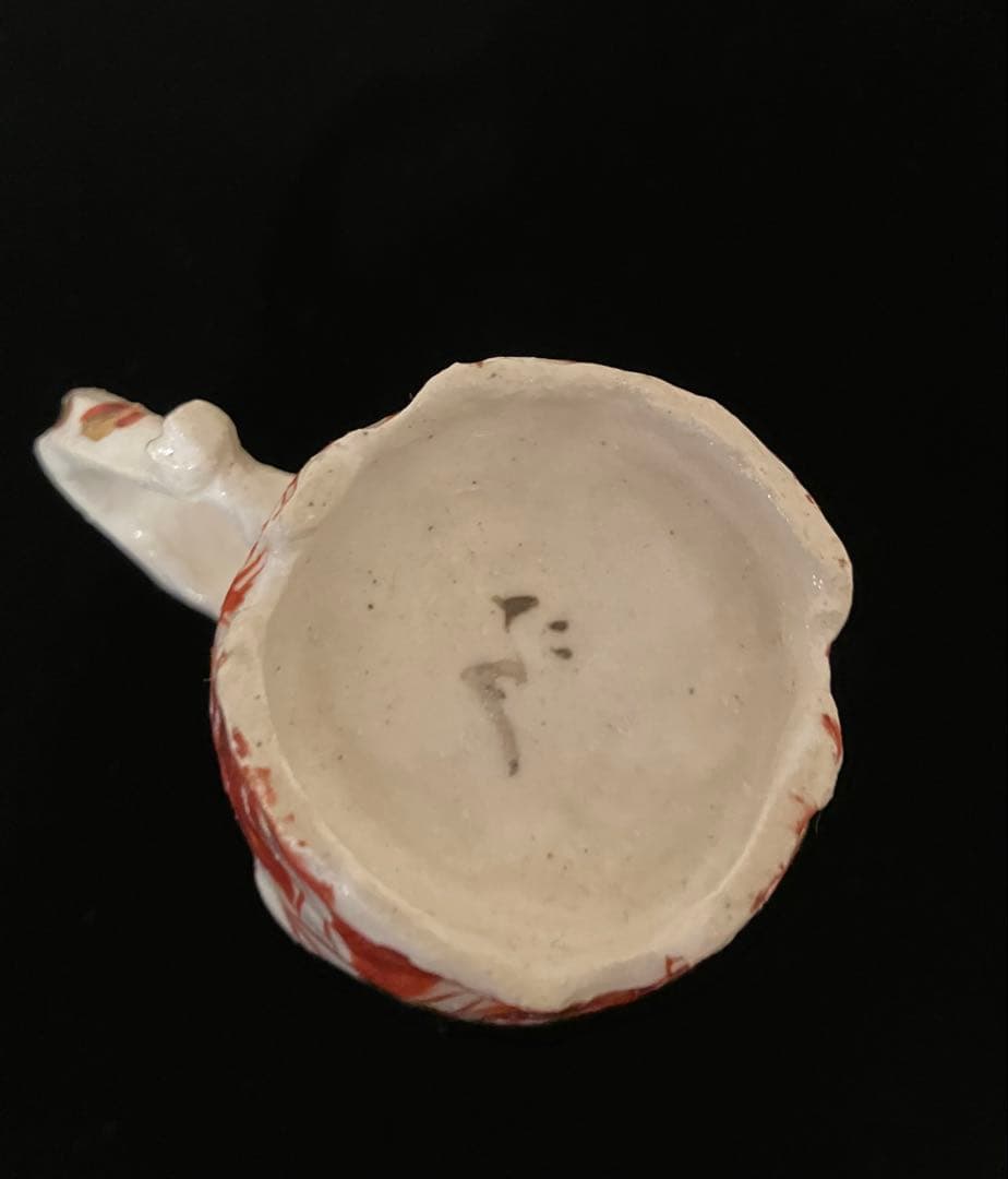 新品未使用　赤絵作品　 黒岩卓実マグカップ