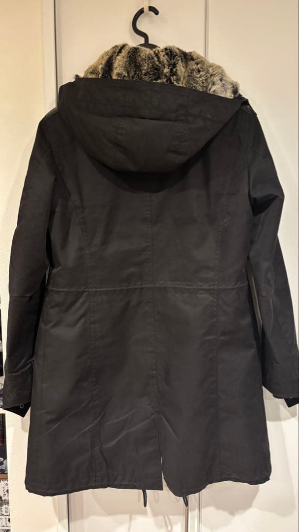 SHELLAC シェラック ラビットファーライナー モッズコート ブラック 美品